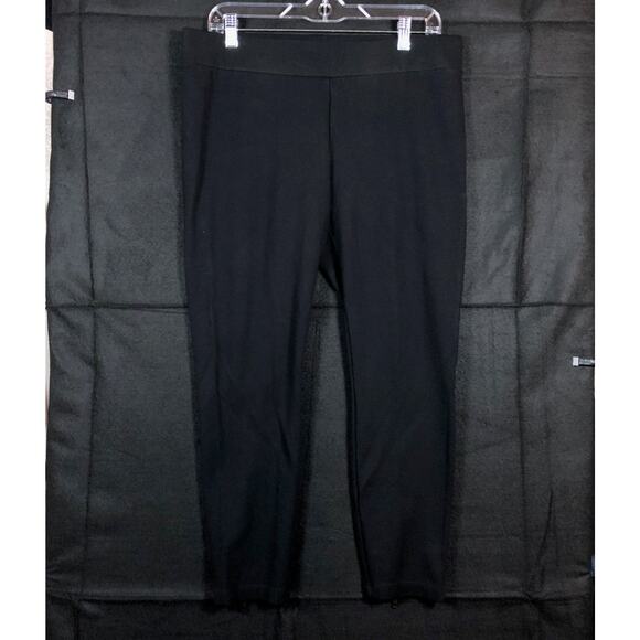 cAbi Womens Pants Black Pull On Leggings Back Calf Zip Skinny Work Casual L - Picture 3 of 11